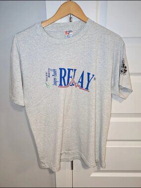 Vintage 1999 Jasper-Banff Alberta Relay Marathon Running Event T-shirt - Large